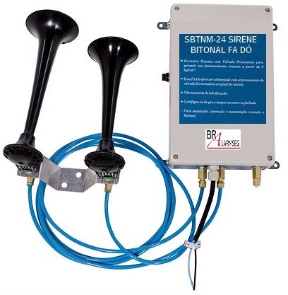 SIRENE BITONAL BUZINA FA-DO